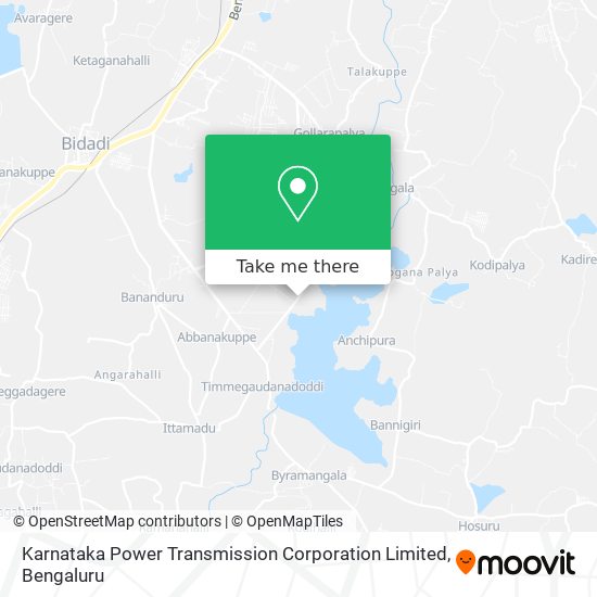 Karnataka Power Transmission Corporation Limited map