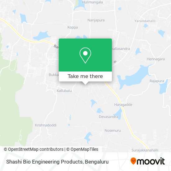 Shashi Bio Engineering Products map