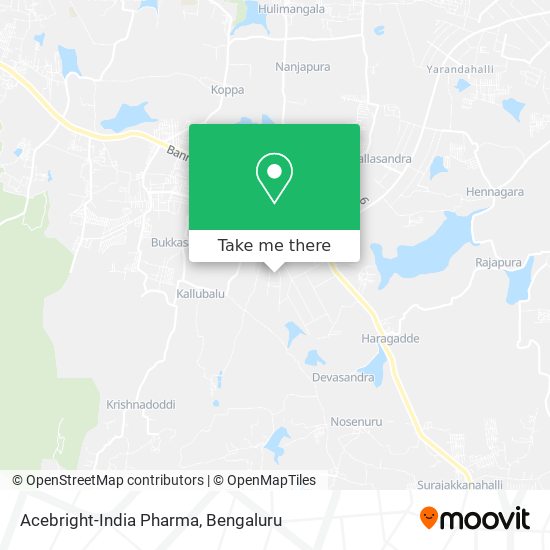 Acebright-India Pharma map