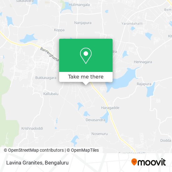 Lavina Granites map