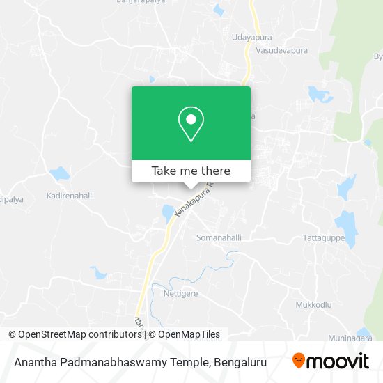 Anantha Padmanabhaswamy Temple map