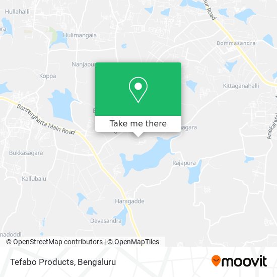 Tefabo Products map