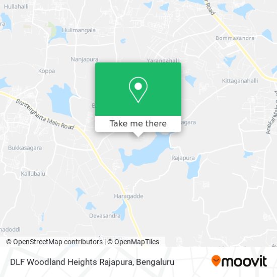 DLF Woodland Heights Rajapura map