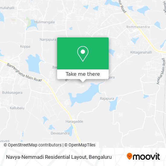Navya-Nemmadi Residential Layout map