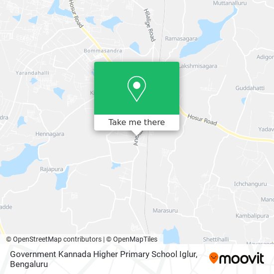 Government Kannada Higher Primary School Iglur map