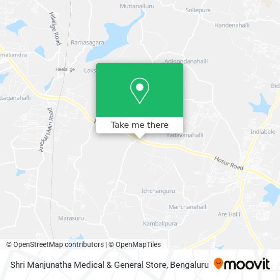 Shri Manjunatha Medical & General Store map