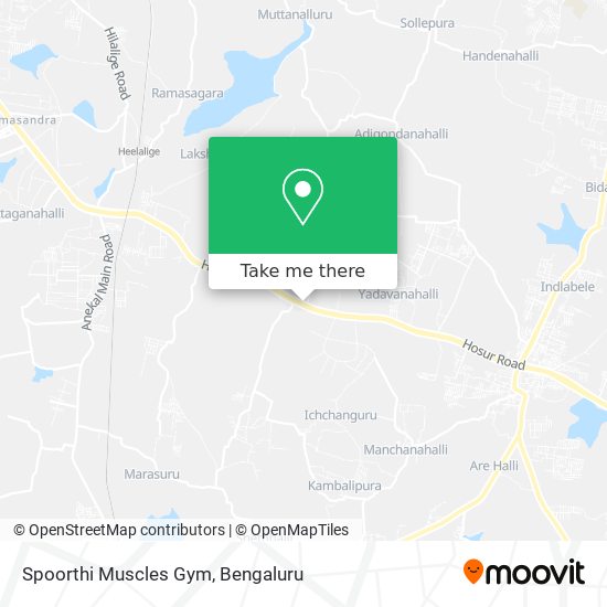 Spoorthi Muscles Gym map