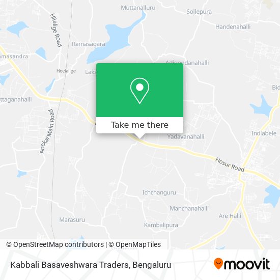Kabbali Basaveshwara Traders map