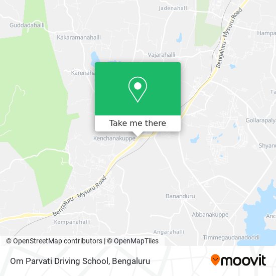 Om Parvati Driving School map