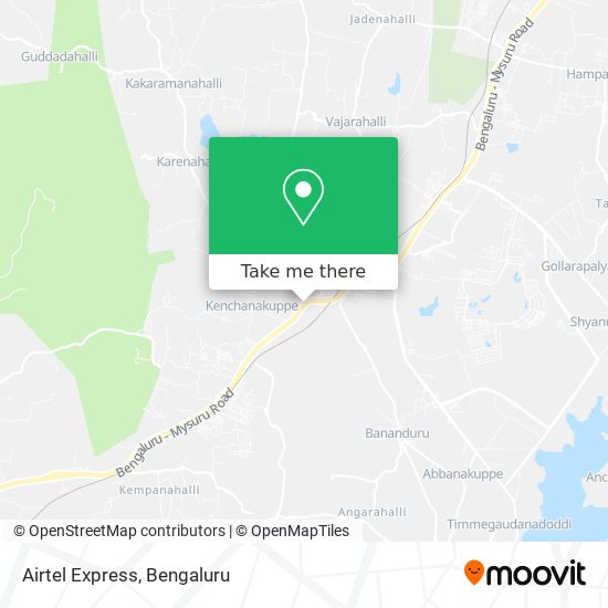 Airtel Express map