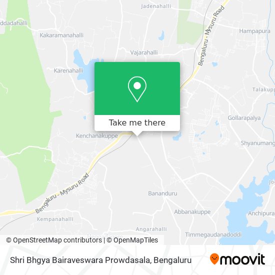 Shri Bhgya Bairaveswara Prowdasala map