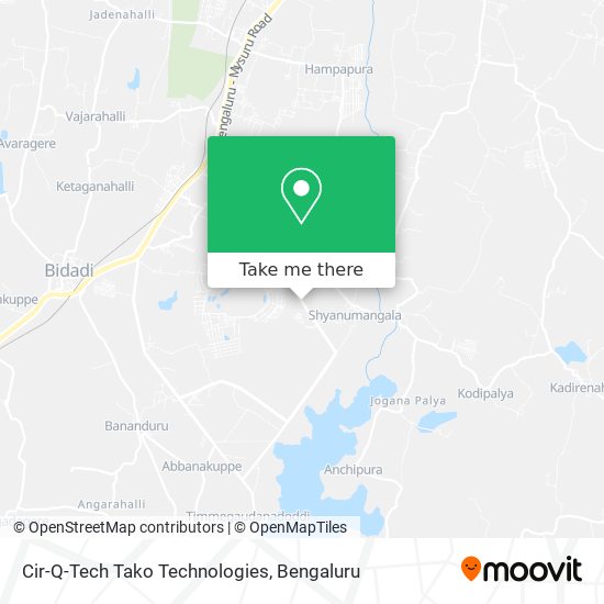 Cir-Q-Tech Tako Technologies map