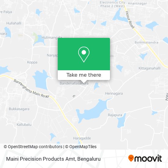 Maini Precision Products Amt map