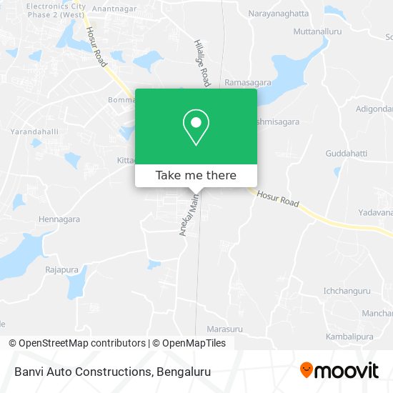 Banvi Auto Constructions map