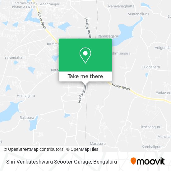 Shri Venkateshwara Scooter Garage map