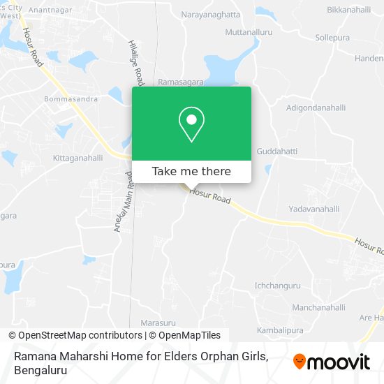 Ramana Maharshi Home for Elders Orphan Girls map