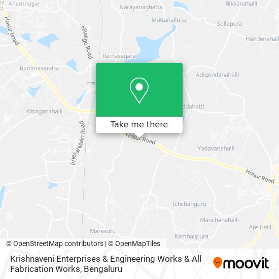 Krishnaveni Enterprises & Engineering Works & All Fabrication Works map