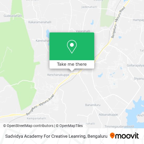 Sadvidya Academy For Creative Leanring map