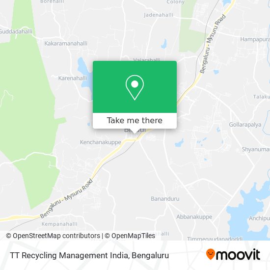 TT Recycling Management India map