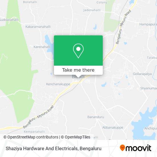 Shaziya Hardware And Electricals map