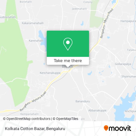 Kolkata Cotton Bazar map