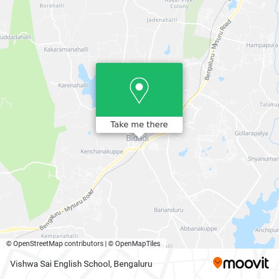 Vishwa Sai English School map