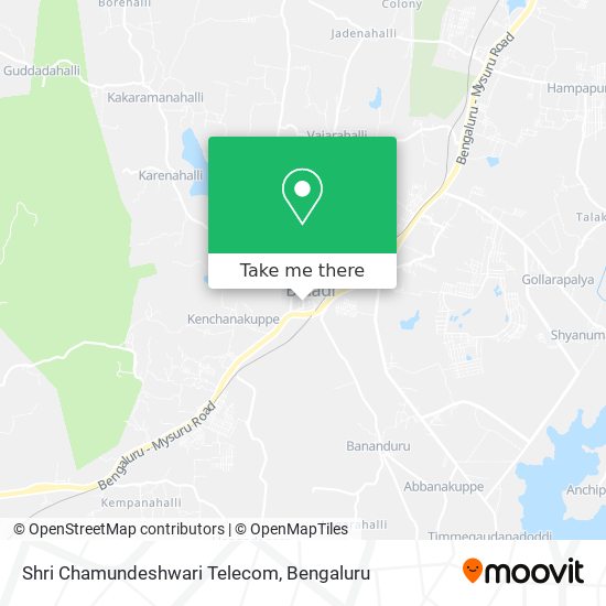 Shri Chamundeshwari Telecom map