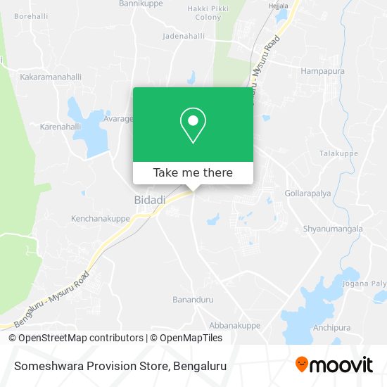 Someshwara Provision Store map