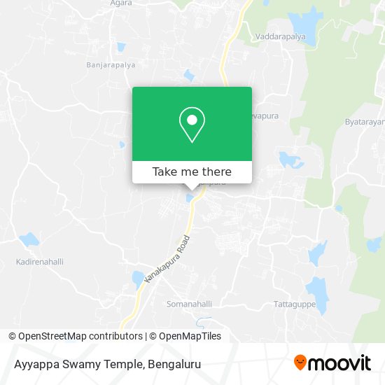 Ayyappa Swamy Temple map