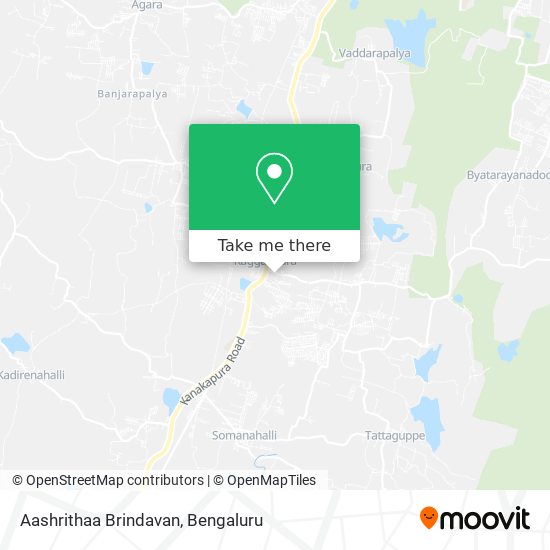 Aashrithaa Brindavan map