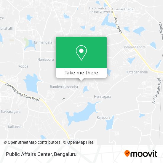 Public Affairs Center map