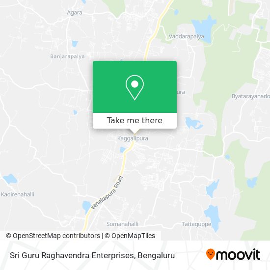 Sri Guru Raghavendra Enterprises map