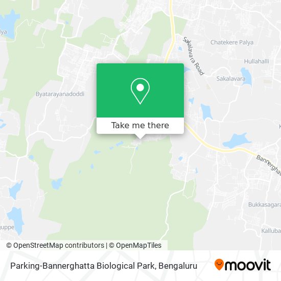 Parking-Bannerghatta Biological Park map