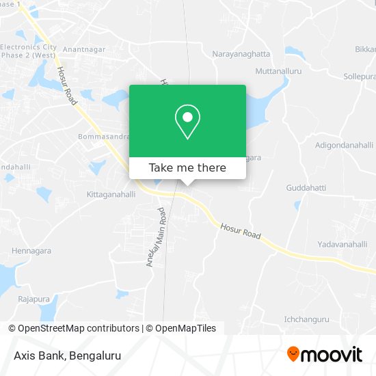 Axis Bank map