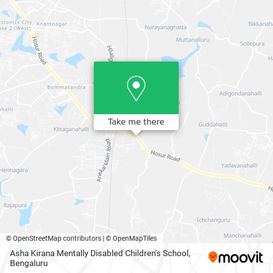 Asha Kirana Mentally Disabled Children's School map