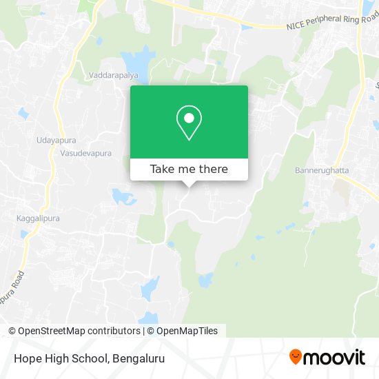 Hope High School map