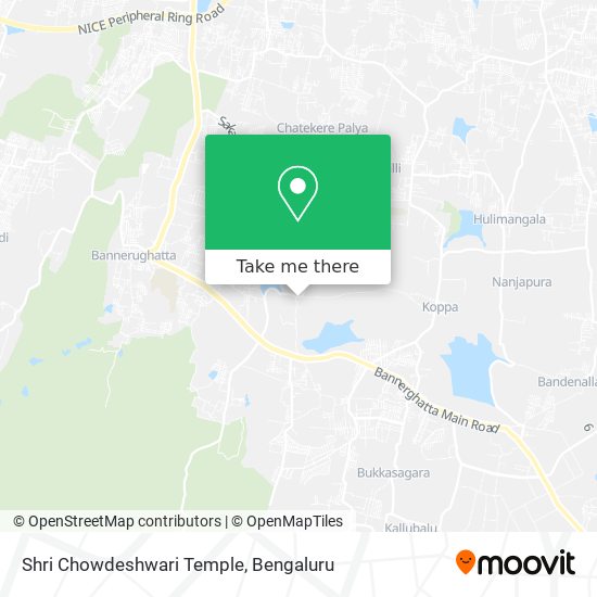 Shri Chowdeshwari Temple map