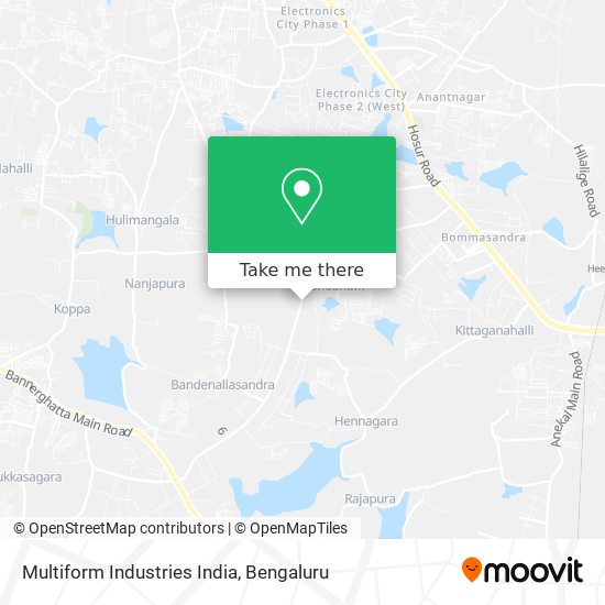Multiform Industries India map