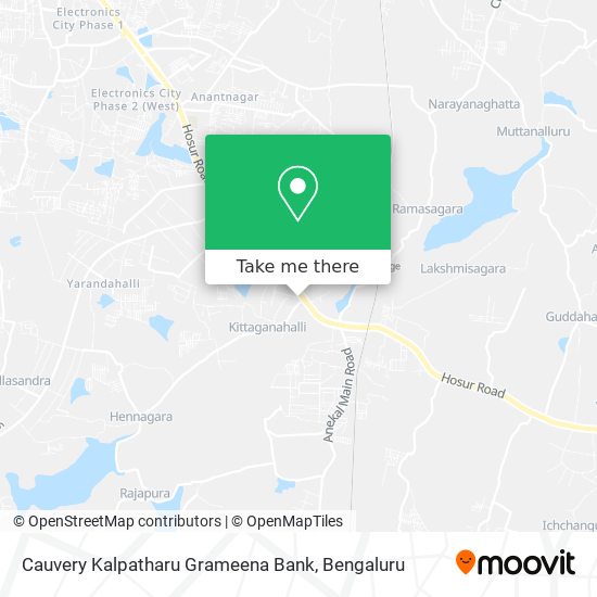 Cauvery Kalpatharu Grameena Bank map