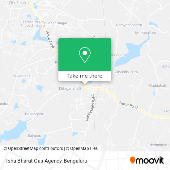 Isha Bharat Gas Agency map