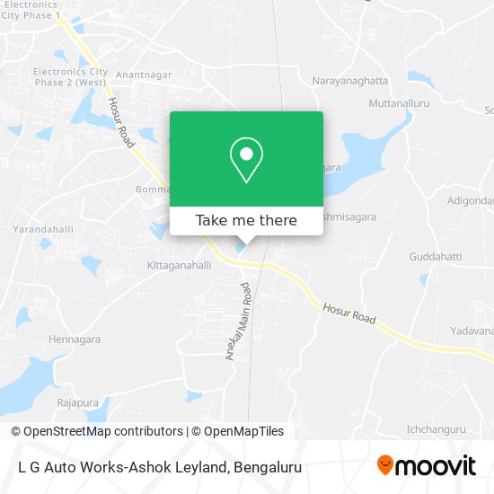 L G Auto Works-Ashok Leyland map
