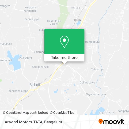 Aravind Motors-TATA map