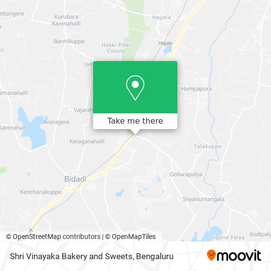 Shri Vinayaka Bakery and Sweets map