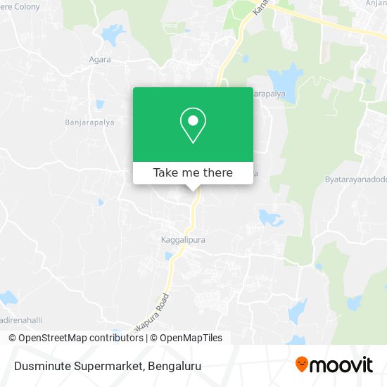 Dusminute Supermarket map