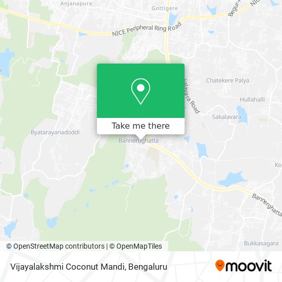 Vijayalakshmi Coconut Mandi map