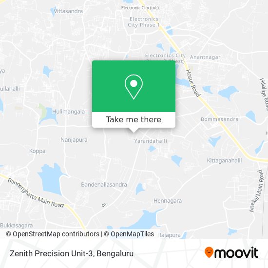 Zenith Precision Unit-3 map