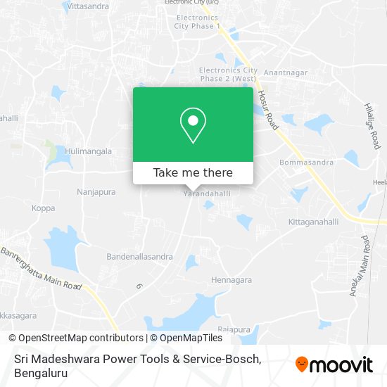 Sri Madeshwara Power Tools & Service-Bosch map