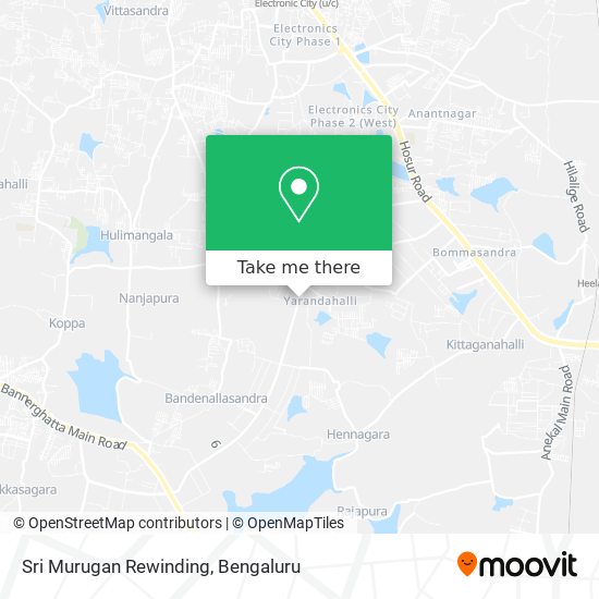 Sri Murugan Rewinding map