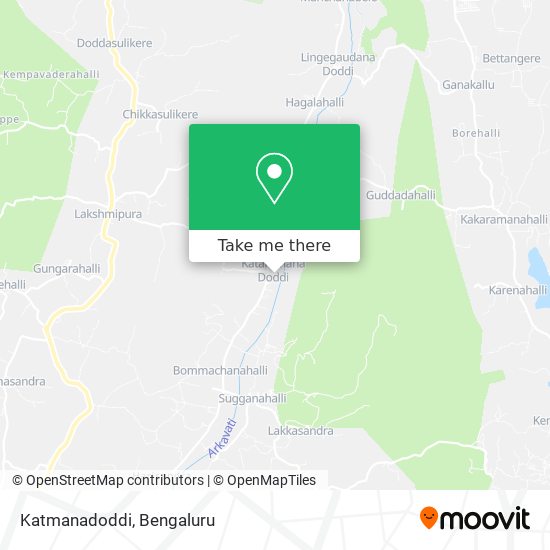 Katmanadoddi map