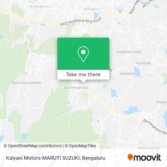 Kalyani Motors-MARUTI SUZUKI map